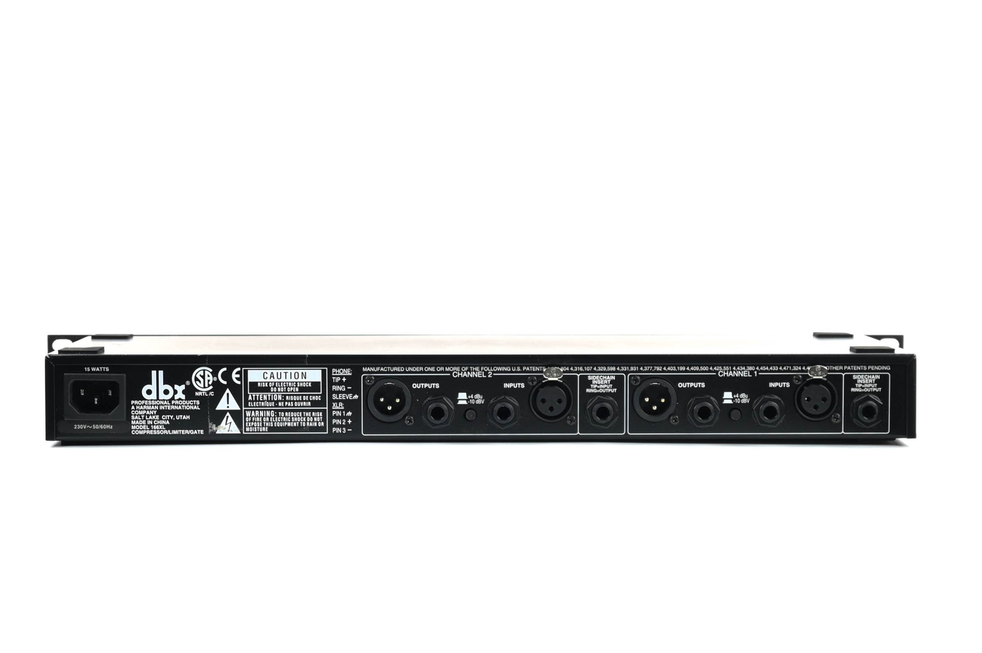 DBX 166XL Compressor/Limiter/Gate