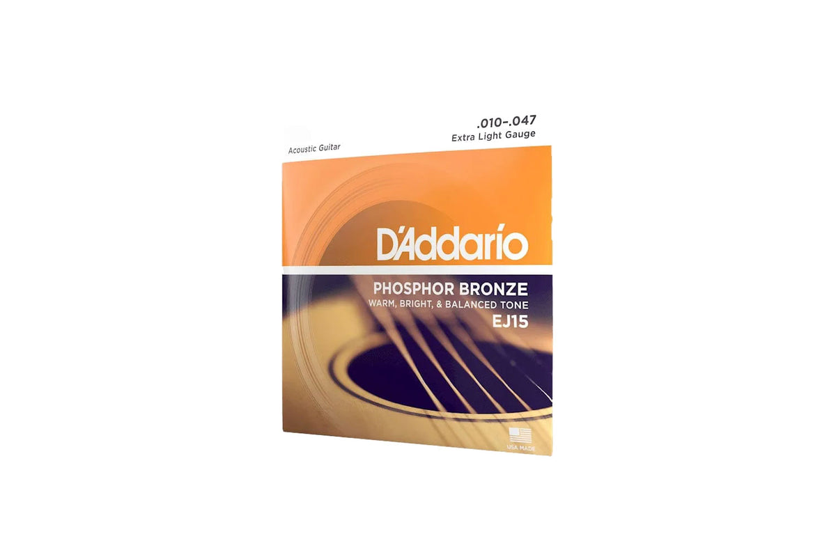 D&#39;Addario EJ15 Phosphor Bronze Extra Light 010-047