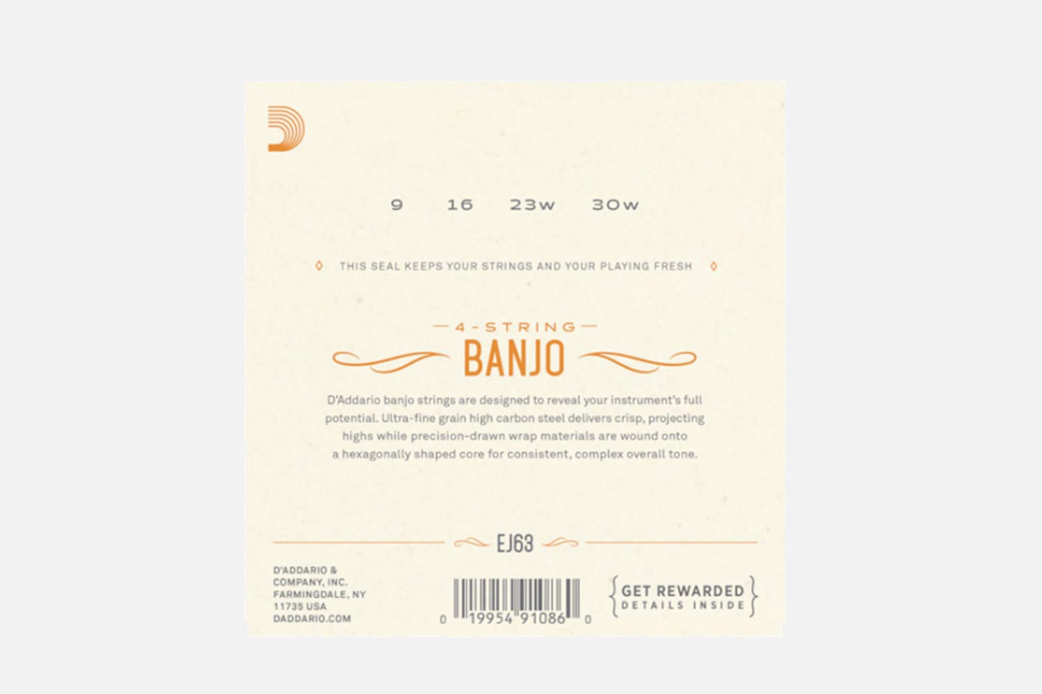 D'Addario EJ63 Nickel Medium 009-030w (5274161971364)