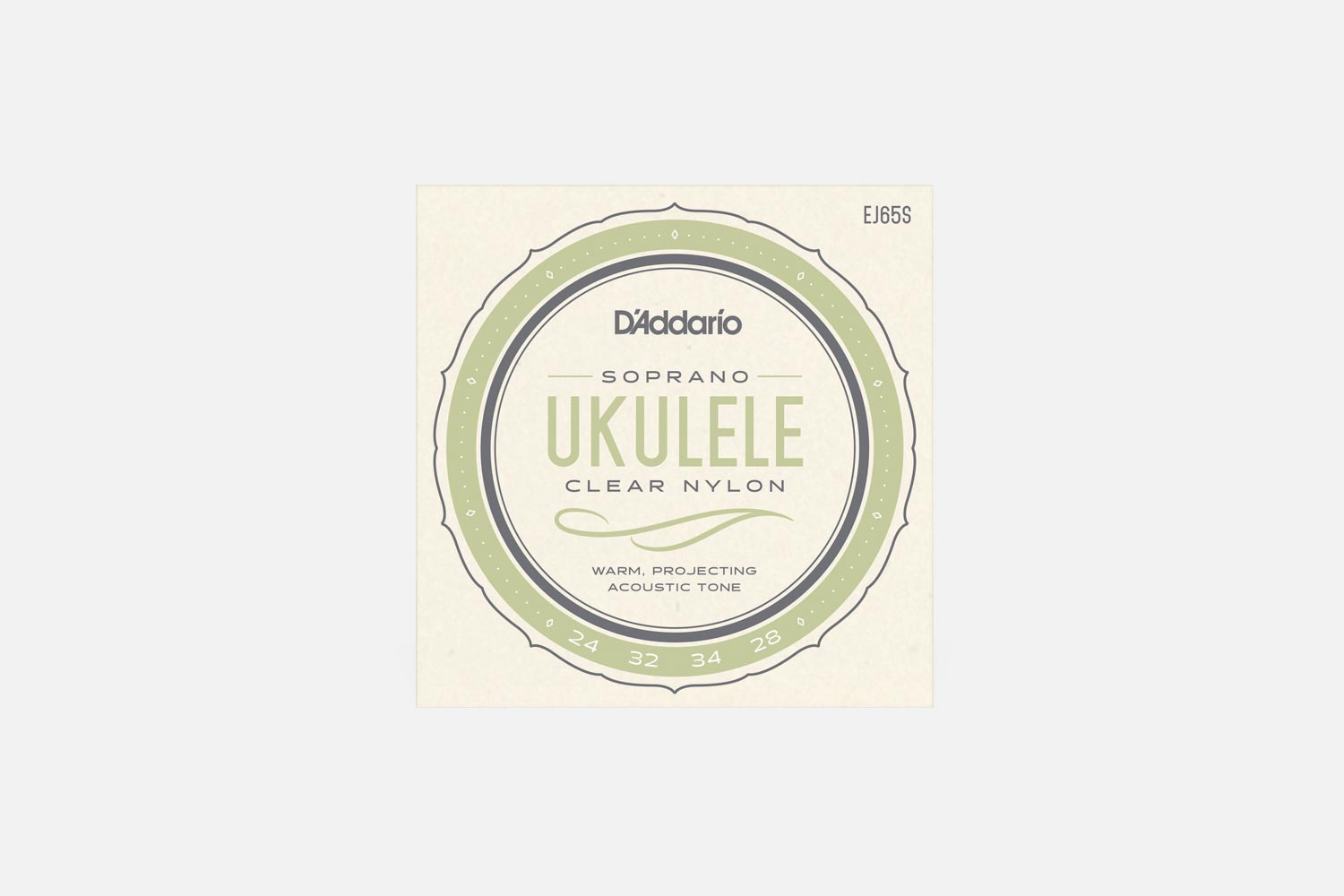 D'Addario EJ65S Pro-Arté Custom Sopraan Ukulele (5288307589284)