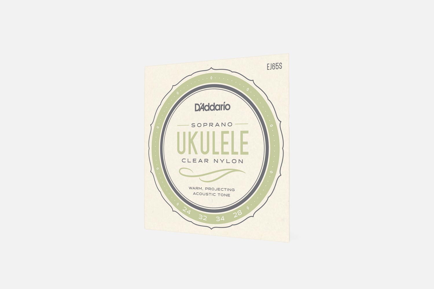 D'Addario EJ65S Pro-Arté Custom Sopraan Ukulele (5288307589284)