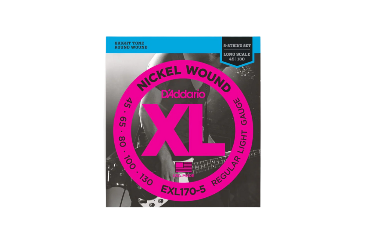 D&#39;Addario EXL170-5 Nikkel Regular Light 045-130