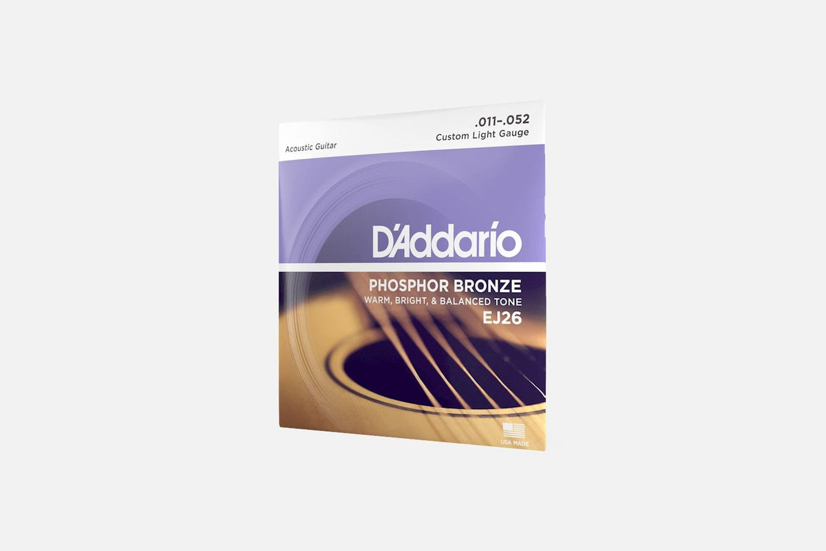 D&#39;Addario EJ26 Phosphor Bronze Custom Light .011-.052 (5317720703140)