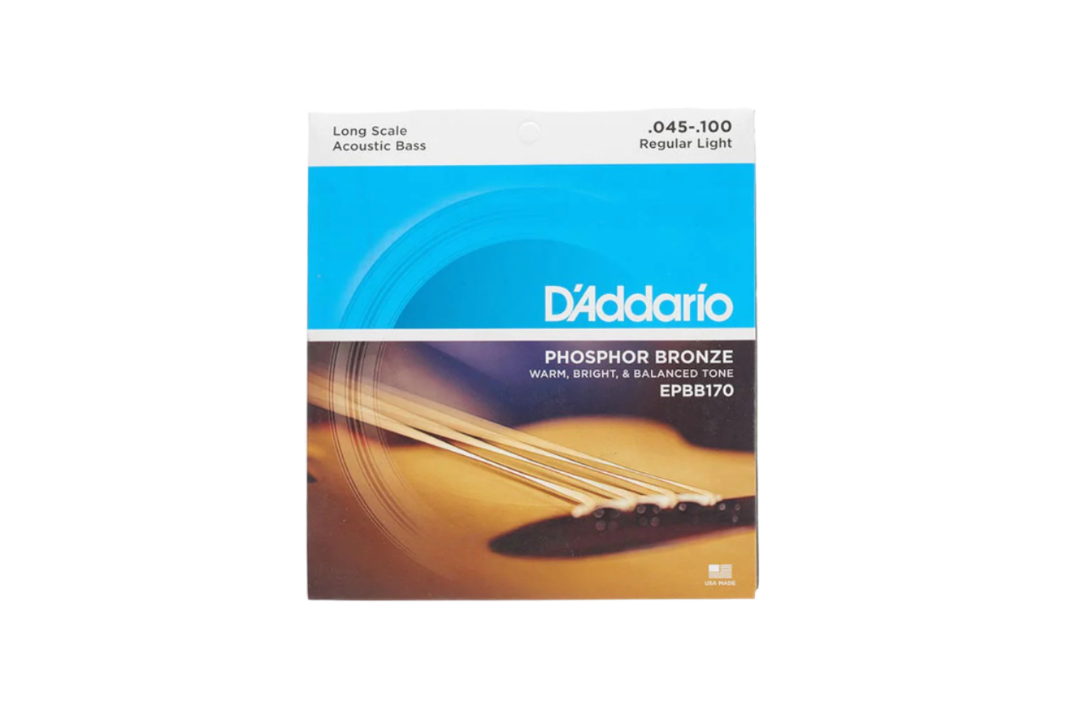 D'Addario EPBB170 Phosphor Bronze Acoustic Regular Light 045-100