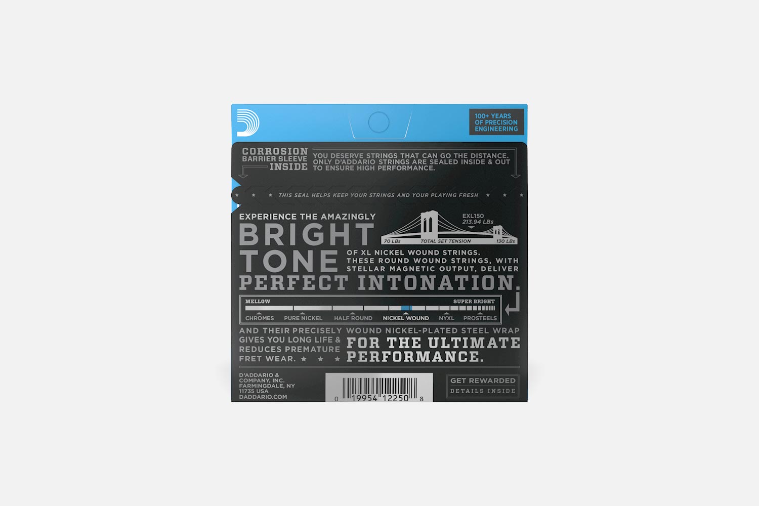 D'Addario EXL150-12 string Nickel wound 010-046 (5288083849380)