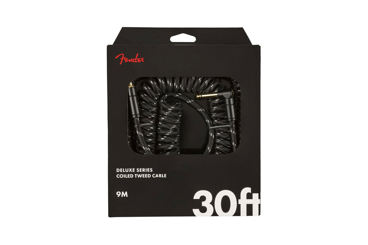 Fender Deluxe Coil Cable (9m) BLACK TWEED