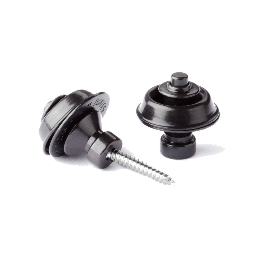 Dunlop Straplock Zwart Traditional