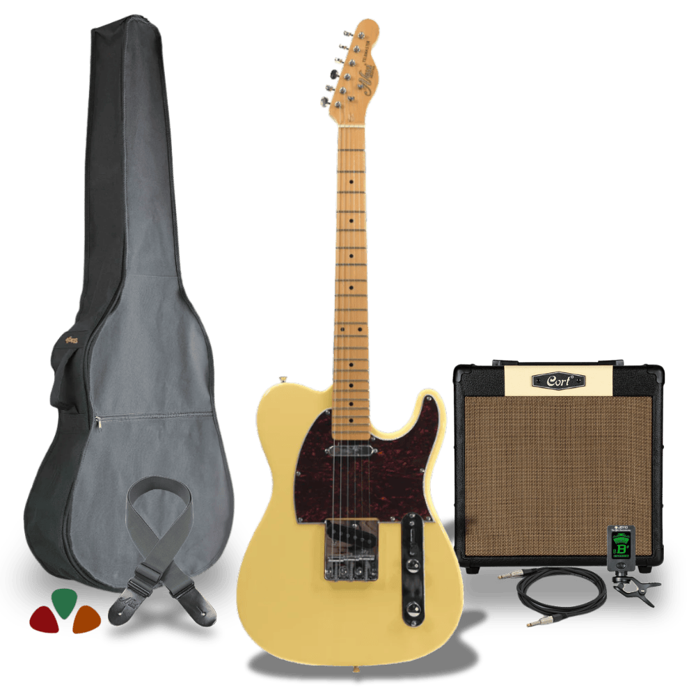 Elektrische gitaar starterset Texas Vintage Wit