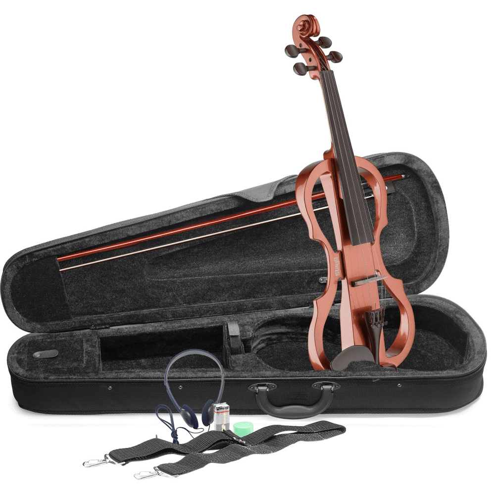 Stagg EVN X-4/4 VBR elektrische viool violin burst