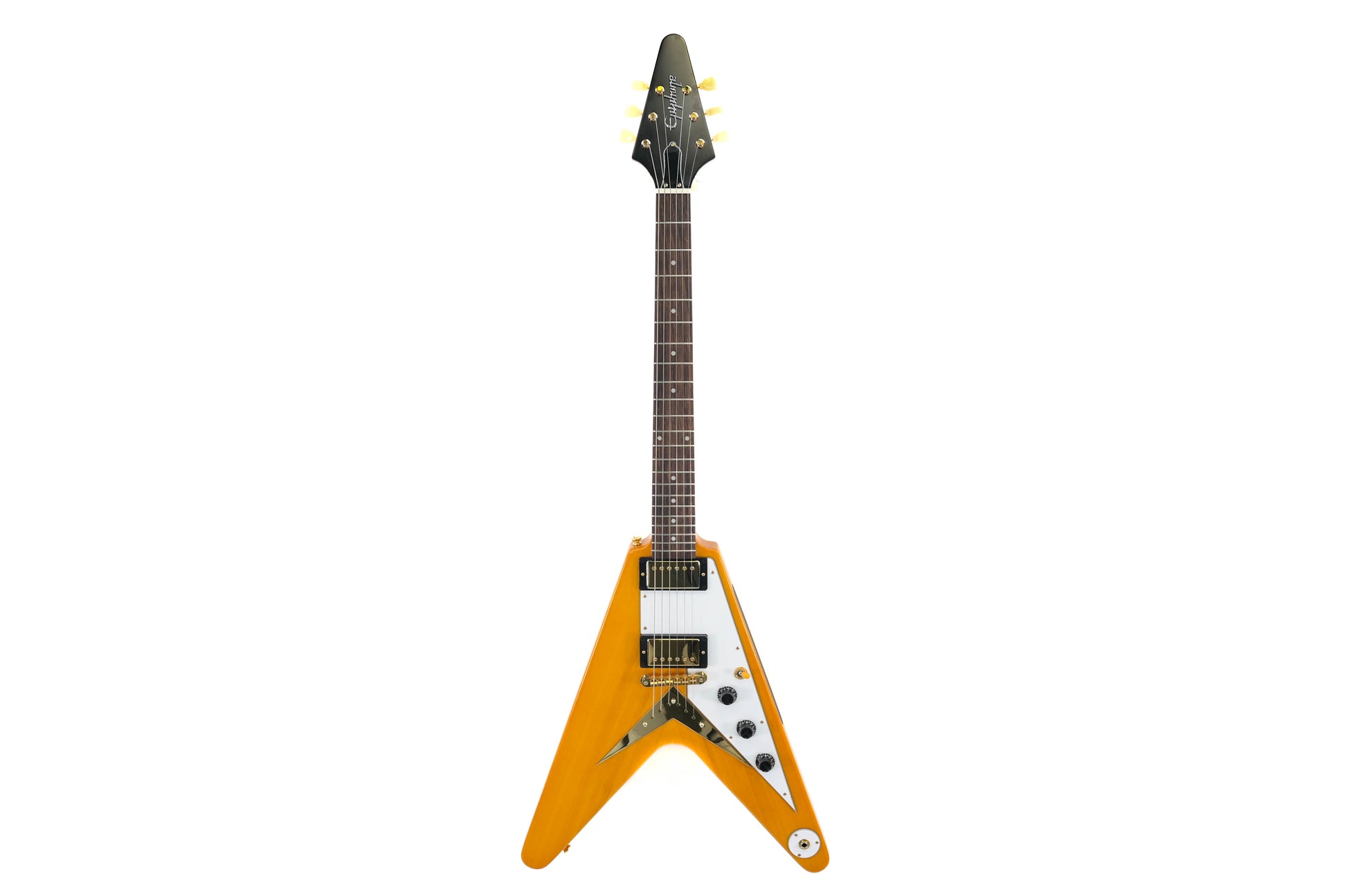 Epiphone '58 Korina Flying V Aged Natural (White Pickguard) 2023 (Pre-owned)