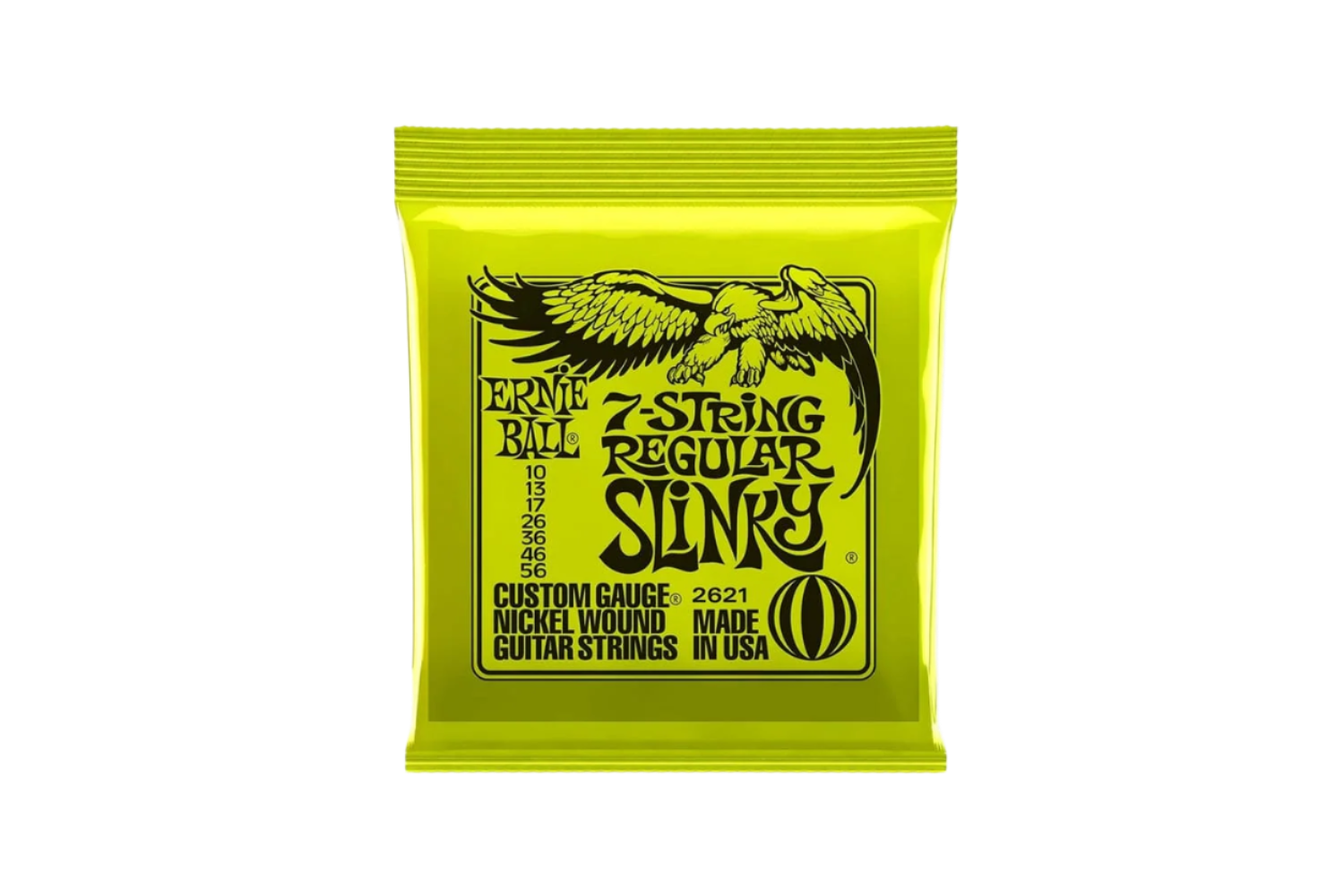 Ernie ball 2621 7-string Regular Slinky nickel wound 010-056