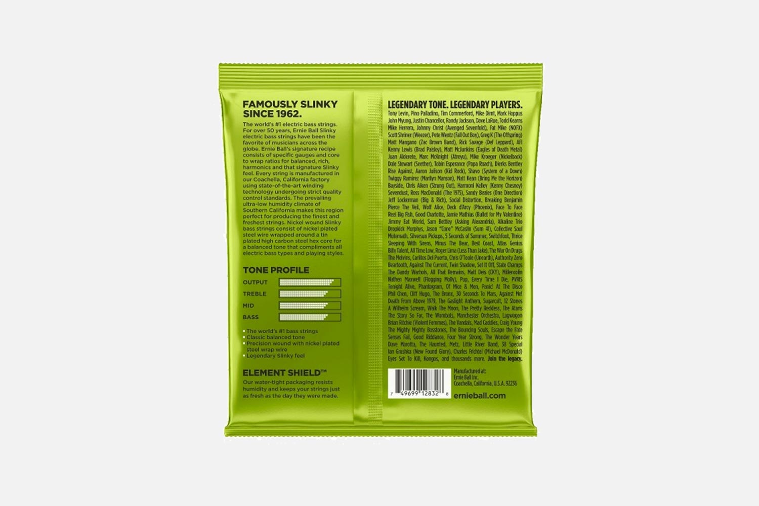 Ernie Ball 2832 Nickel Regular Slinky 050-105 (5274401931428)