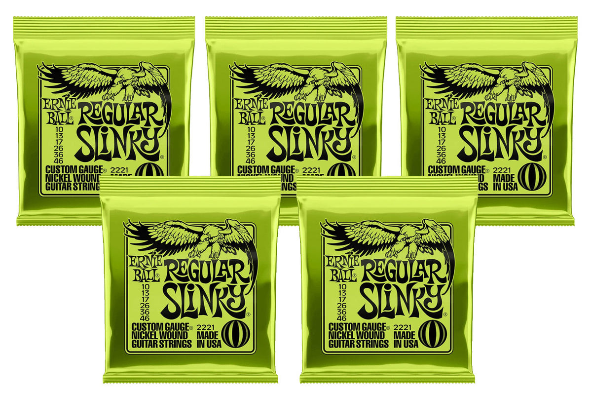 Ernie Ball Regular Slinky Multipack (5 stuks)