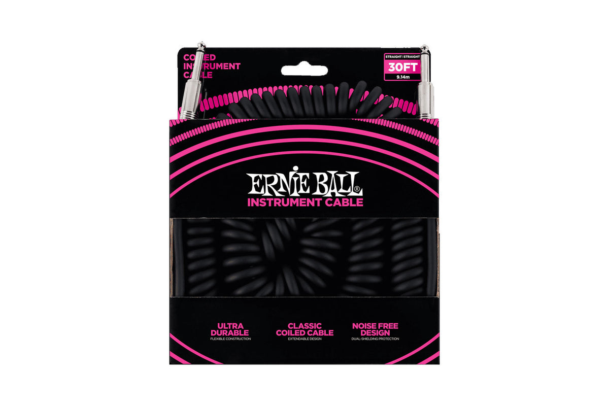 Ernie ball 9m Krul Zwart Jack/jack