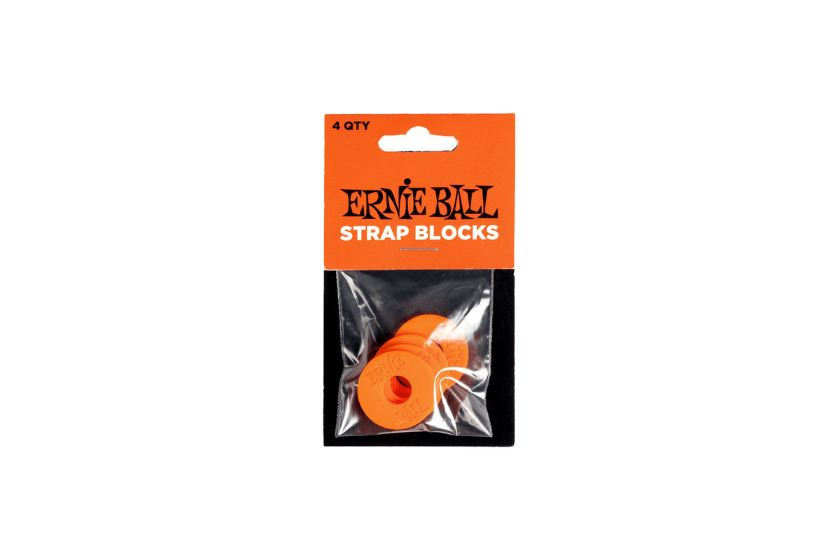 Ernie ball Orange Strap Blocks 4pcs