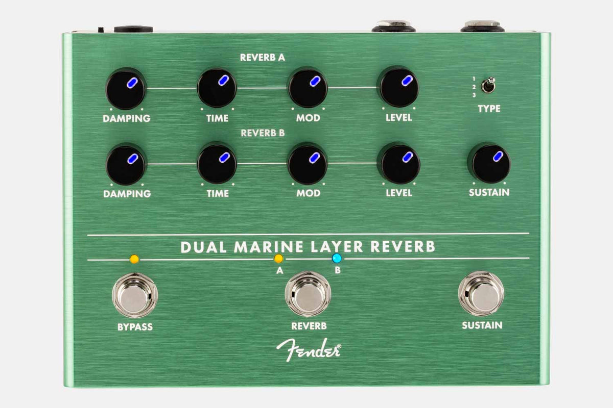 Fender Dual Marine Layer Reverb Effect Pedaal (5788809265316)