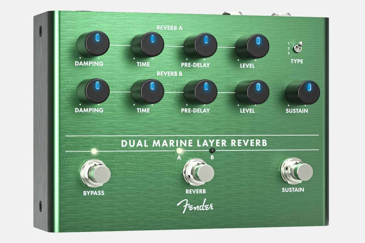 Fender Dual Marine Layer Reverb Effect Pedaal (5788809265316)