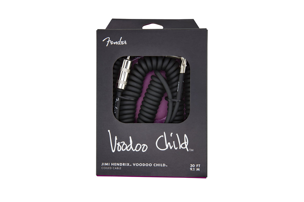 Fender Jimi Hendrix VooDoo Child Coil Cable 9mtr BLACK