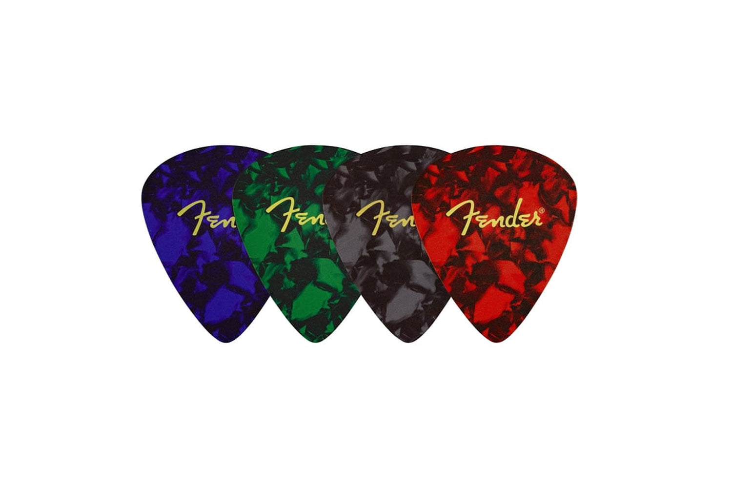 Fender Onderzetters - Pick Shape Logo Coasters - 4 pack
