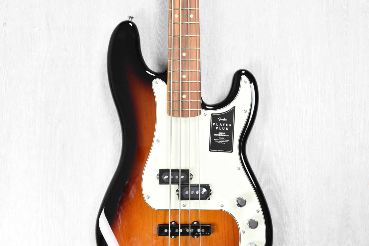 Fender Player Plus Precision Bass 3-Color Sunburst PF