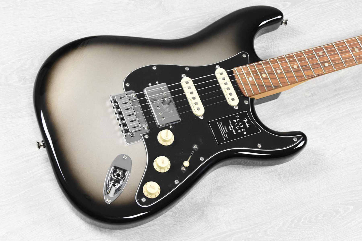 Fender Player Plus Stratocaster HSS Silverburst PF