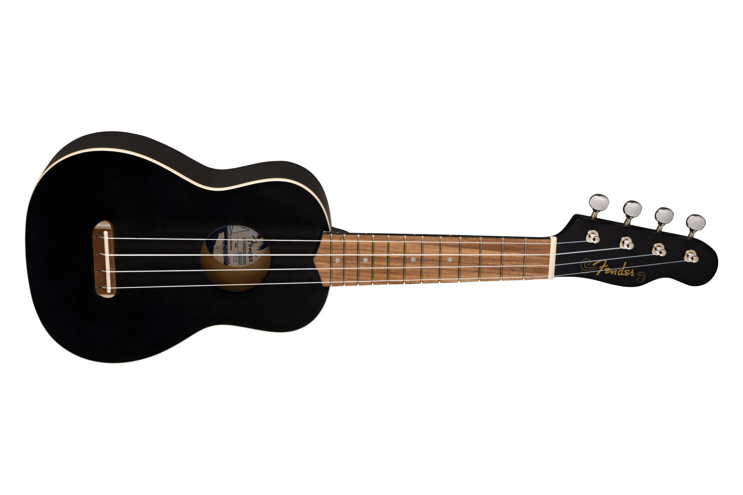 Fender Venice Sopraan Ukulele Black