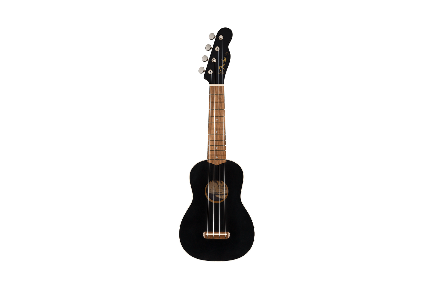 Fender Venice Sopraan Ukulele Black
