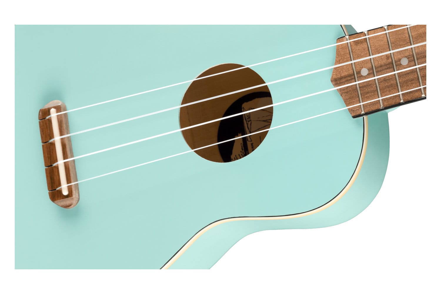 Fender Venice Sopraan Ukulele Daphne Blue