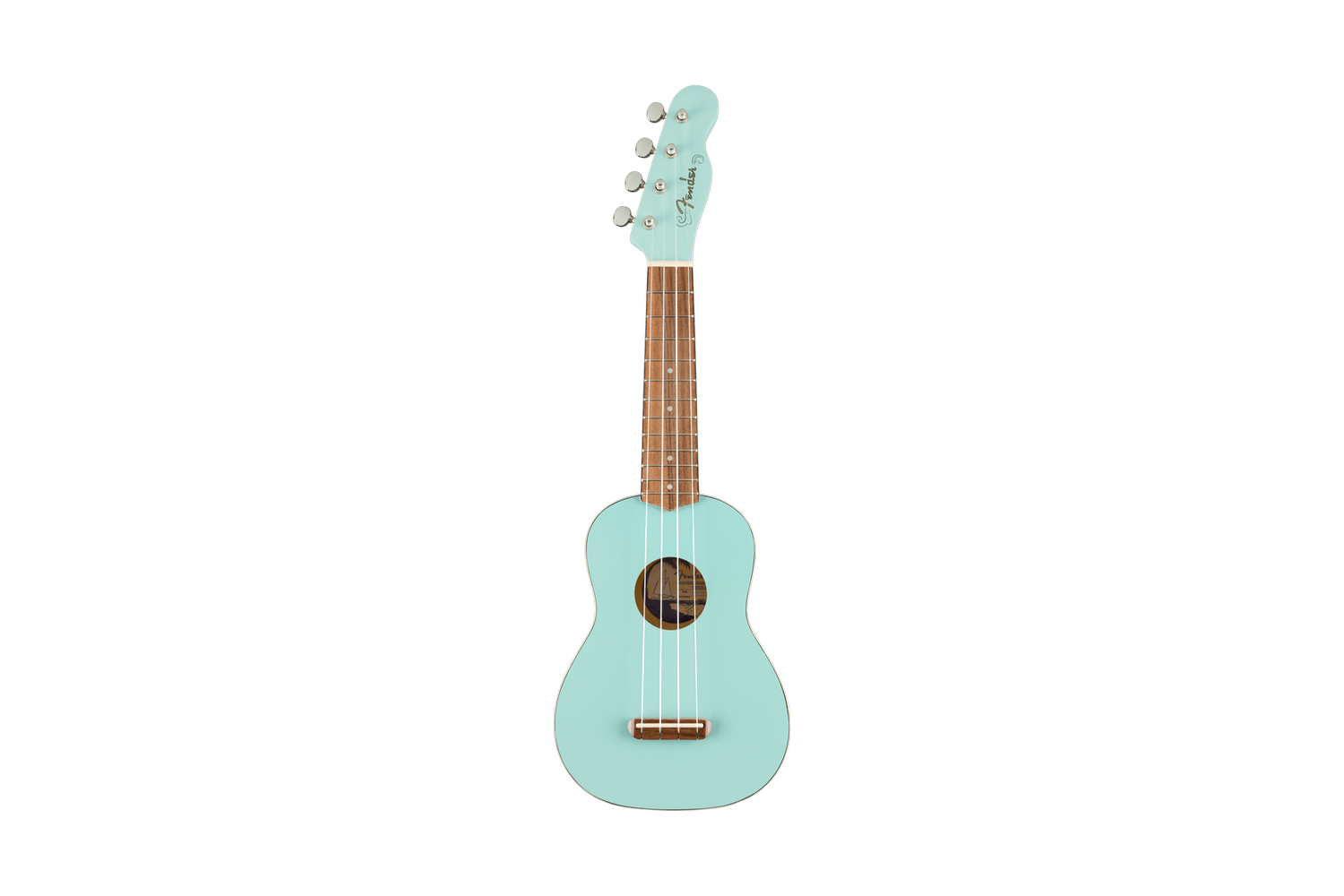 Fender Venice Sopraan Ukulele Daphne Blue