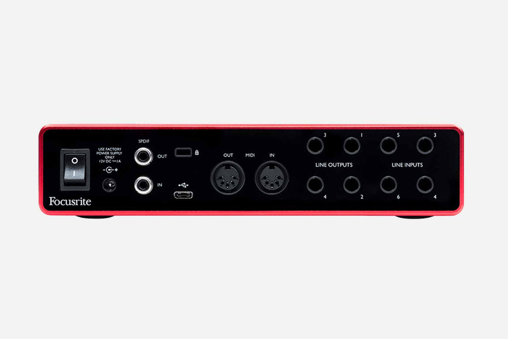 Focusrite Scarlett 3 8i6 USB Audio Interface (5364315750564)
