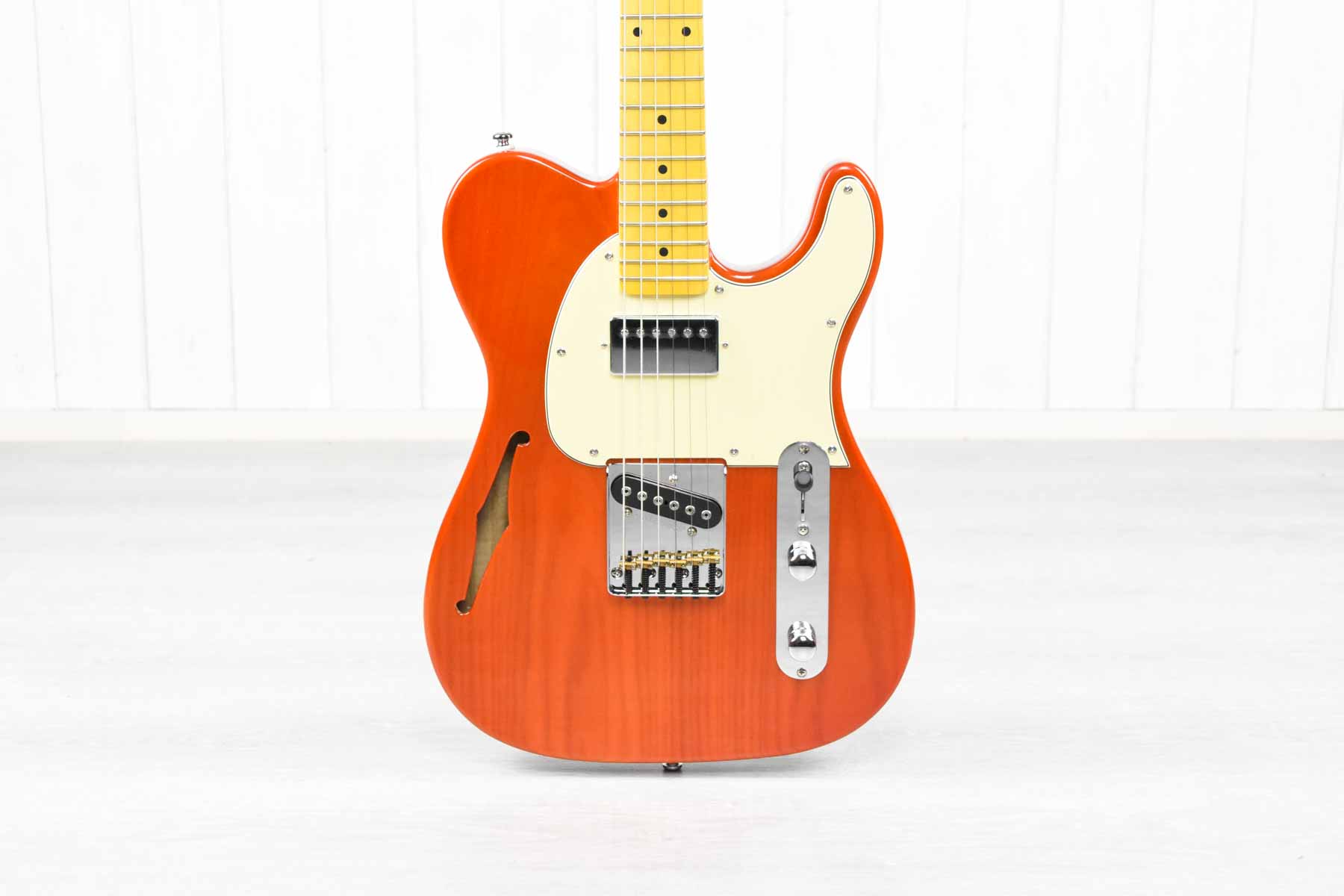 G&L Tribute ASAT Classic Bluesboy Semi Hollow - Clear Orange