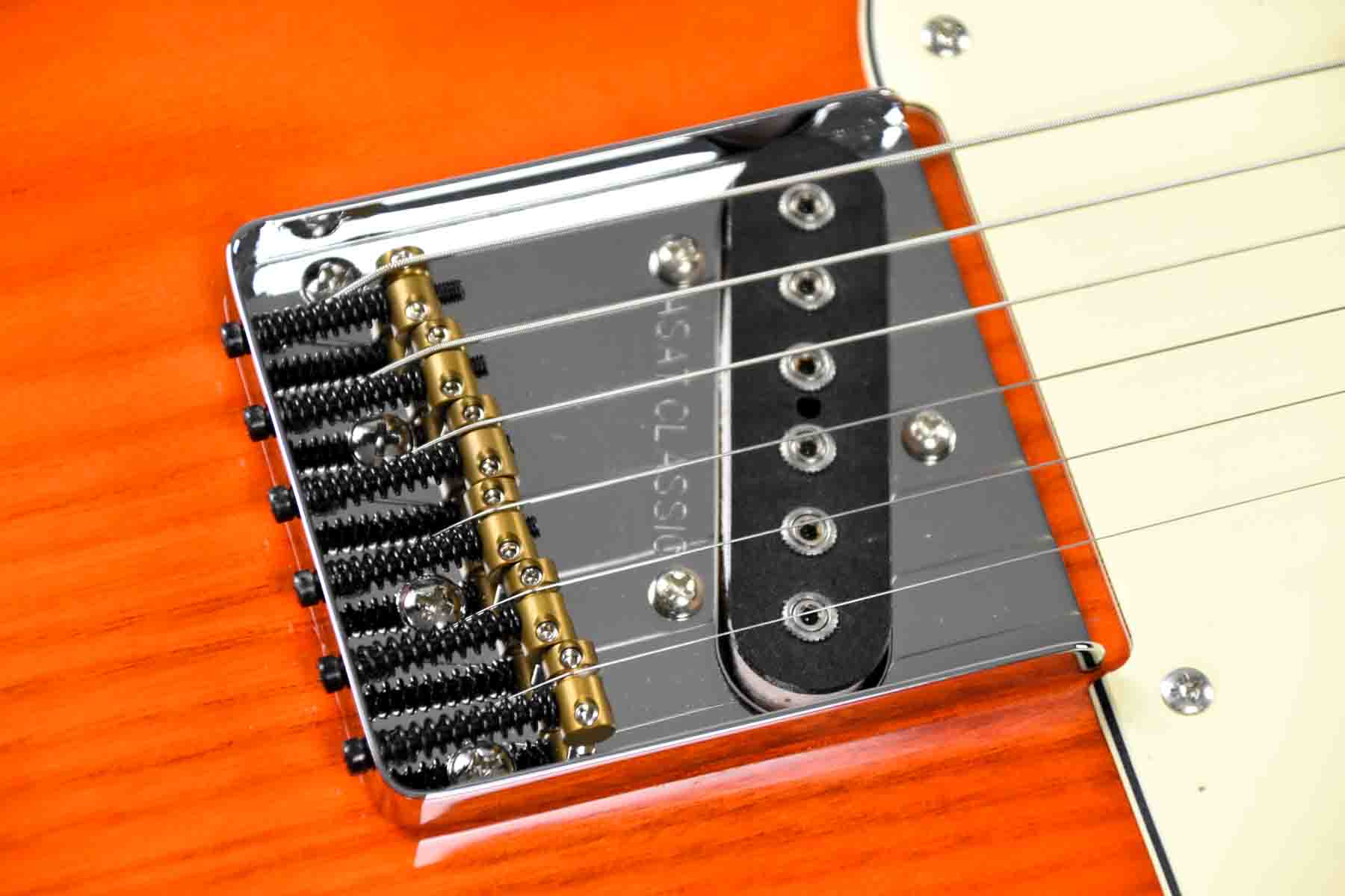 G&L Tribute ASAT Classic Bluesboy Semi Hollow - Clear Orange