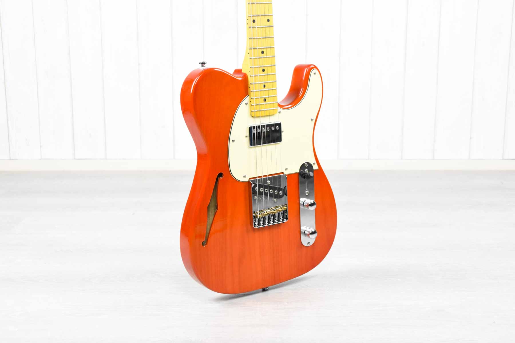 G&L Tribute ASAT Classic Bluesboy Semi Hollow - Clear Orange