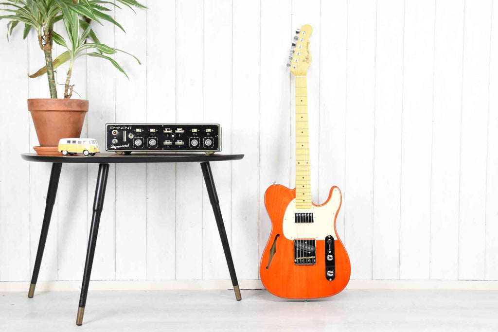 G&L Tribute ASAT Classic Bluesboy Semi Hollow - Clear Orange