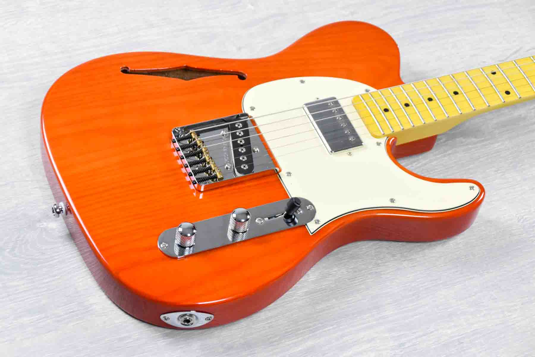 G&L Tribute ASAT Classic Bluesboy Semi Hollow - Clear Orange