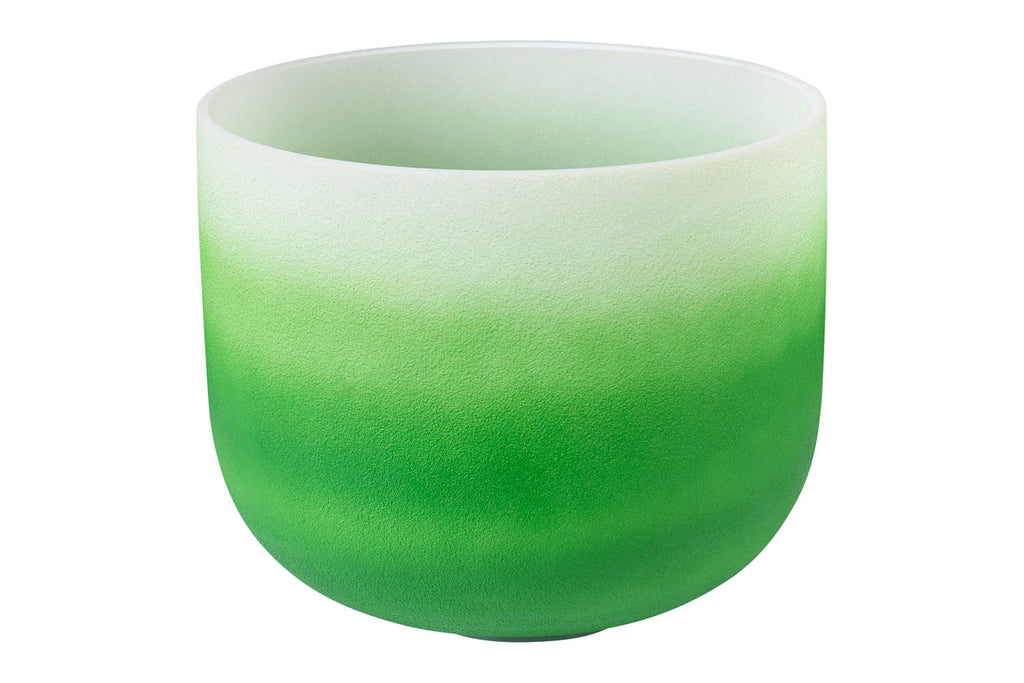 Sela Crystal Singing Bowl Chakra 11" - Green, Heart, F (432 Hz)