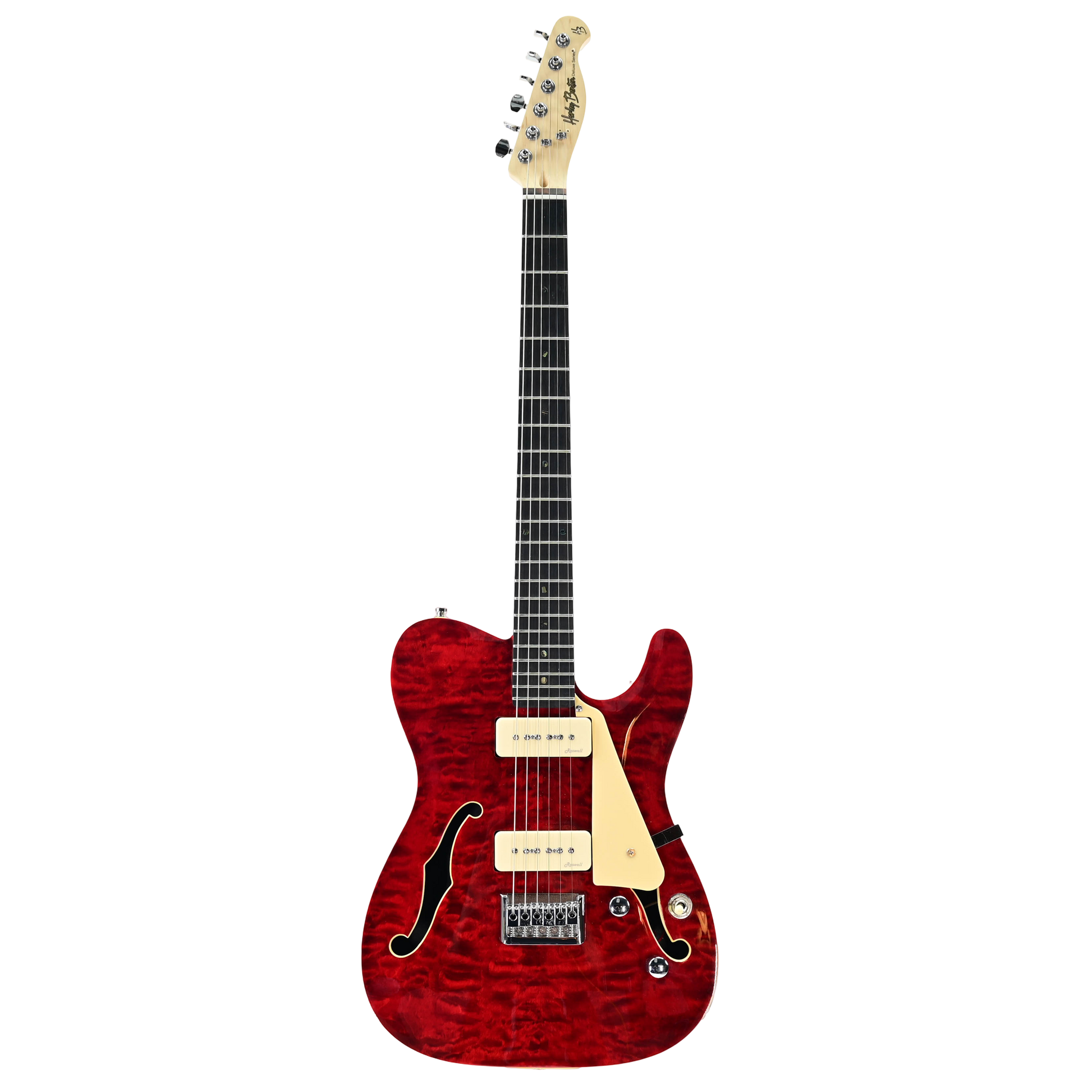 Harley Benton TE-90QM Trans Red Pre-Owned