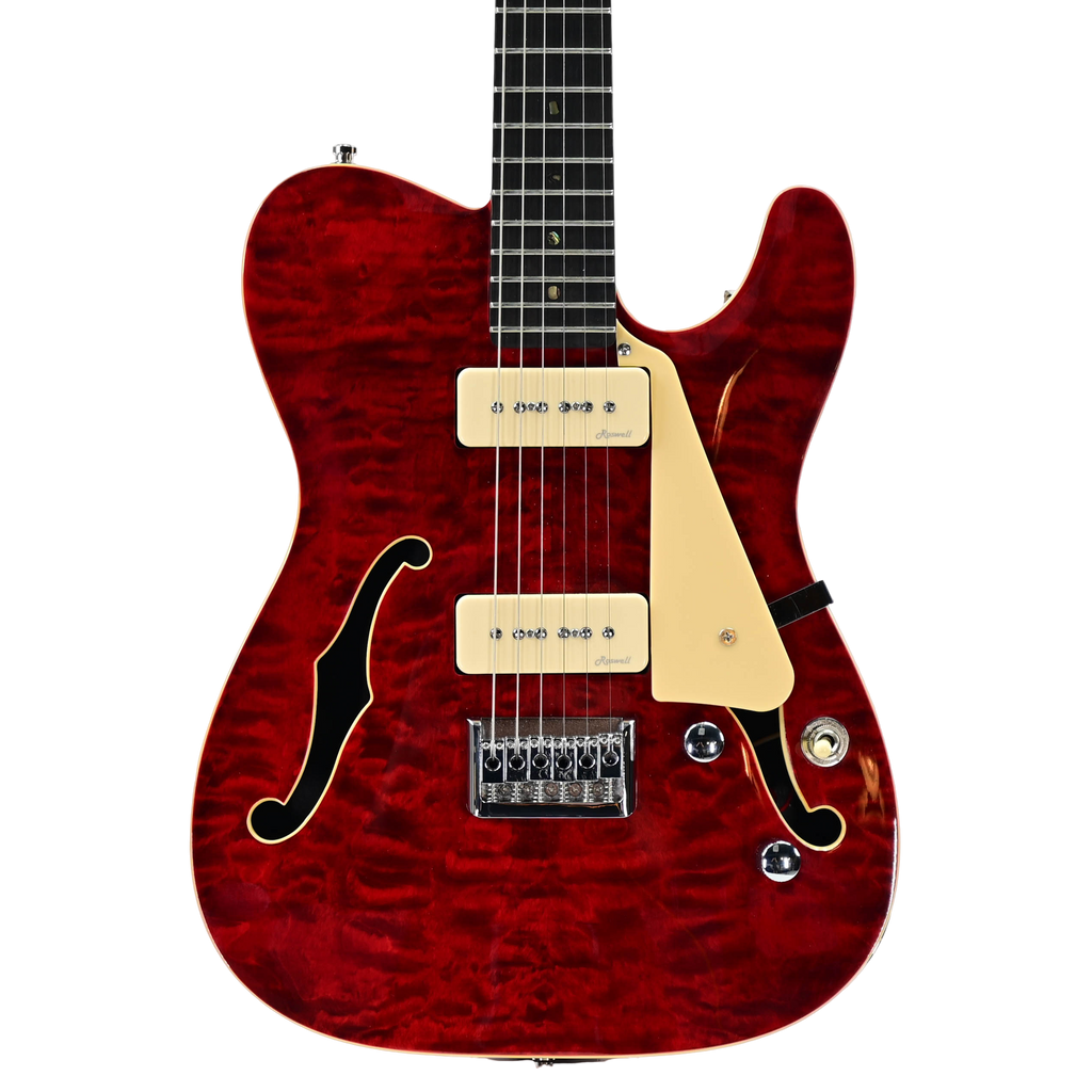 Harley Benton TE-90QM Trans Red Pre-Owned