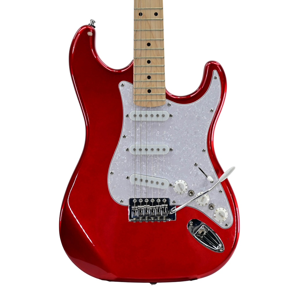 Harley Benton Stratocaster standard serie Candy Apple Red