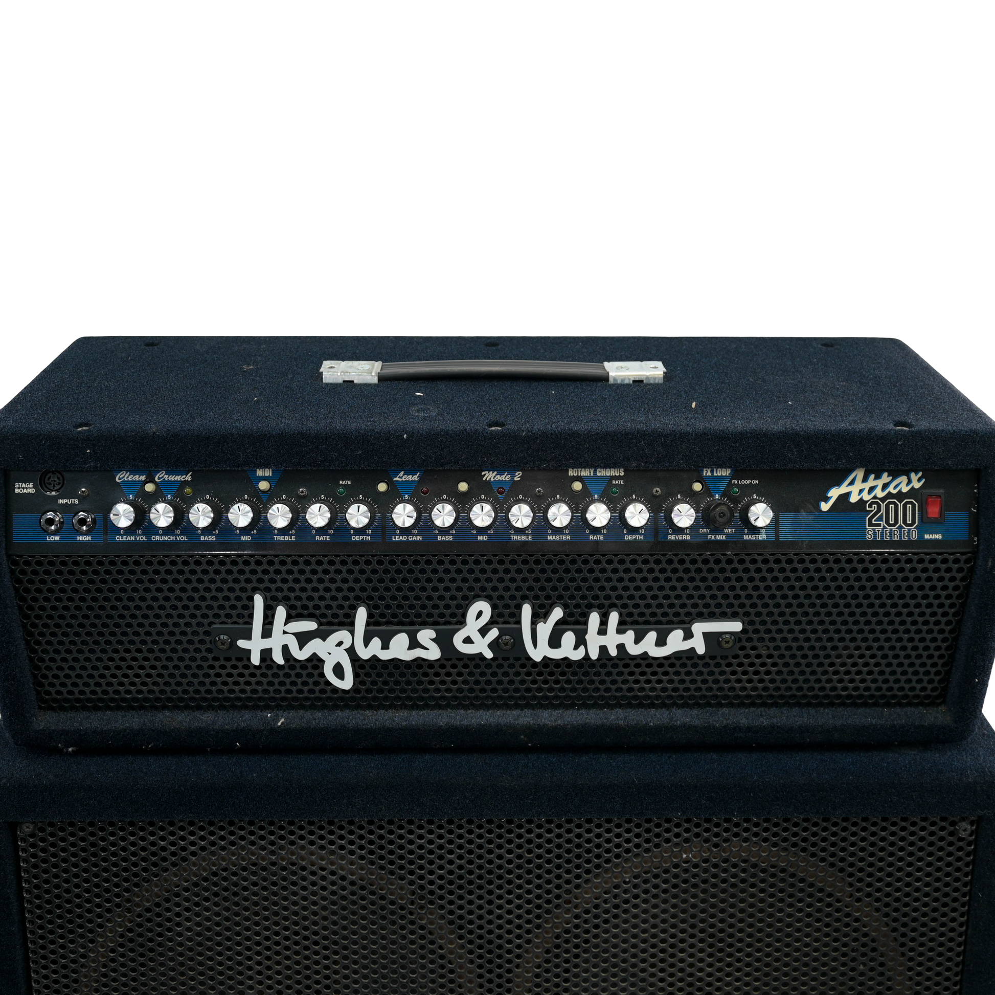 Hughes & Kettner ATTAX 200 Stereo Stack met 4*12" Cabinet