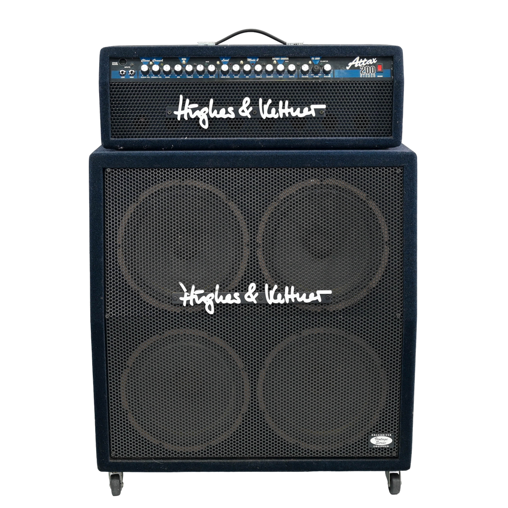 Hughes & Kettner ATTAX 200 Stereo Stack met 4*12" Cabinet