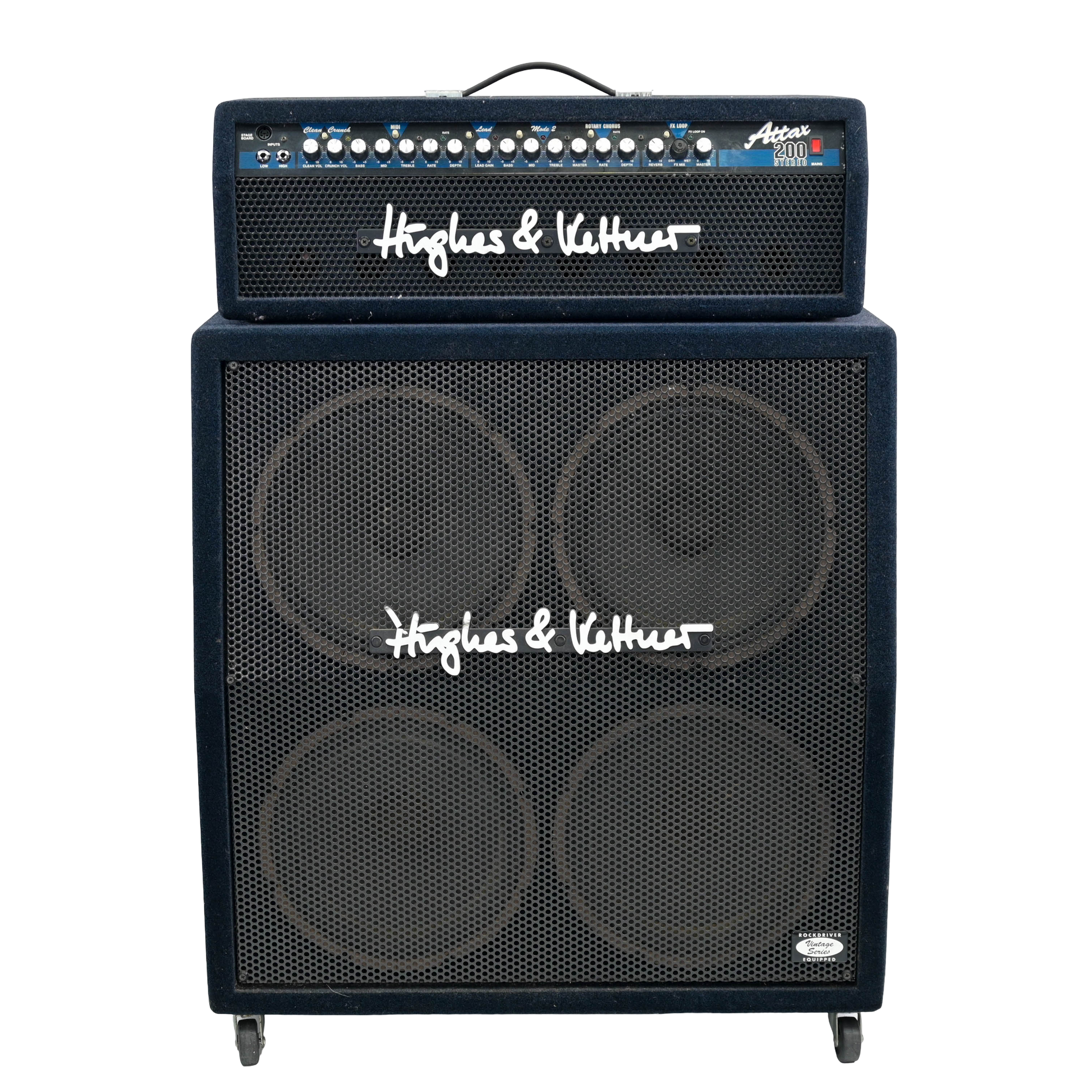 Hughes & Kettner ATTAX 200 Stereo Stack met 4*12" Cabinet