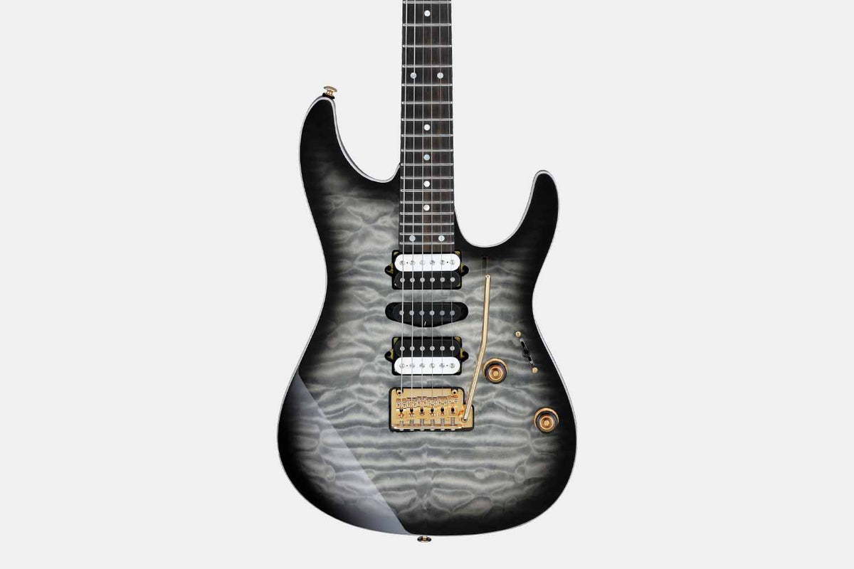 Ibanez AZ47P1QMBIB Premium, Black Ice Burst