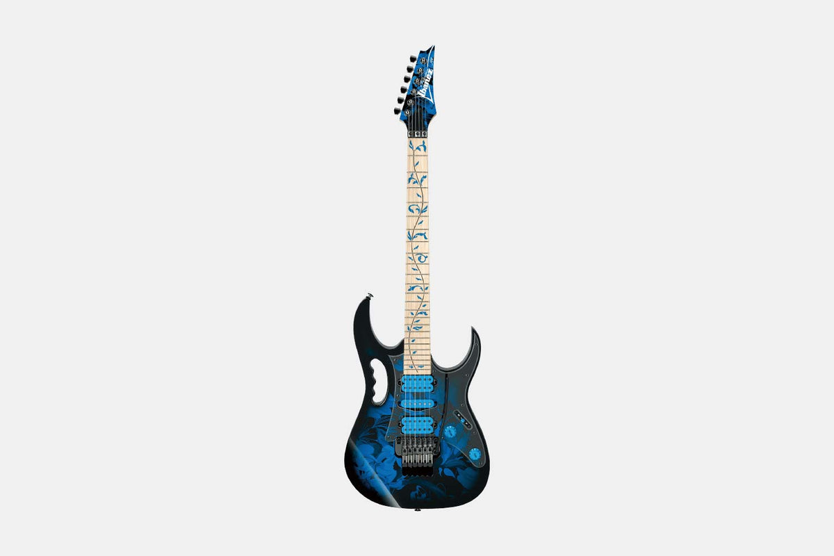 Ibanez JEM77P-BFP Steve Vai Signature elektrische gitaar Blue Floral Pattern