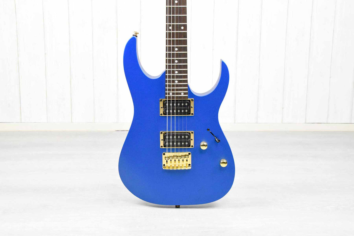 Ibanez RG421G-LBM Laser Blue Matte/Gold Hardware Elektrische gitaar