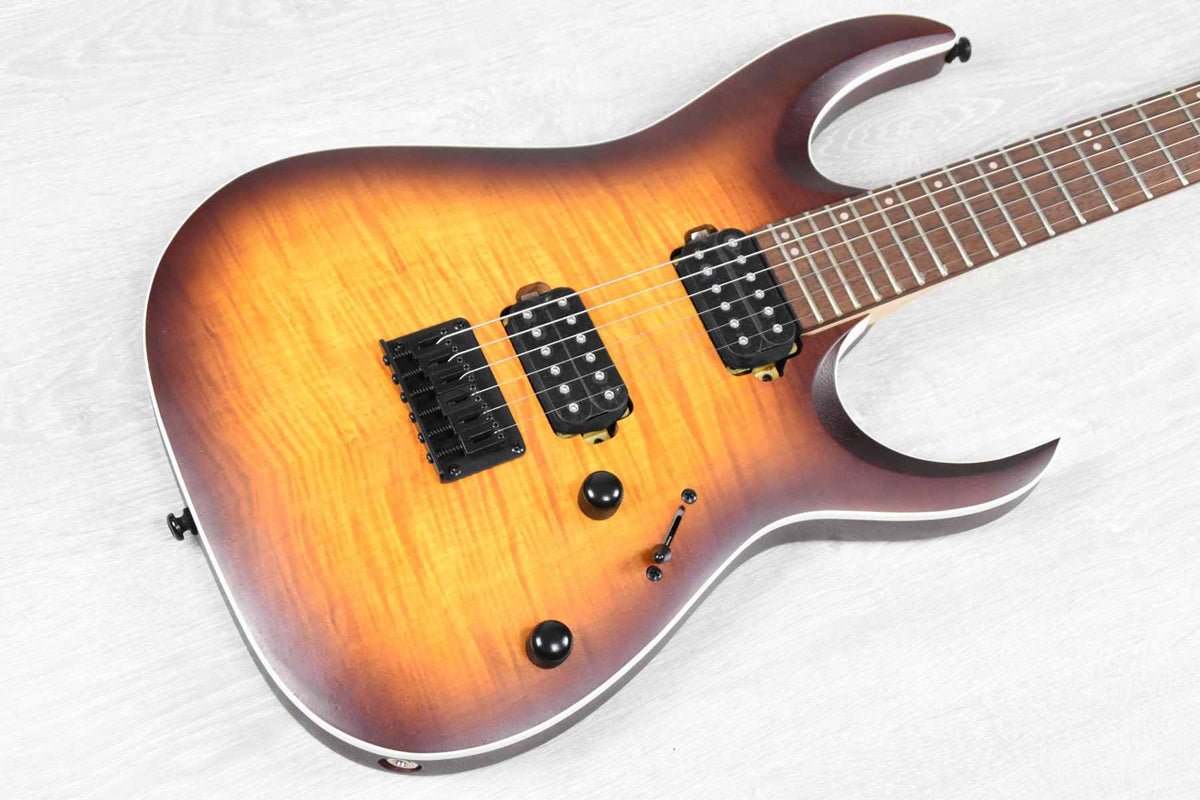 Ibanez RGA42FM-DEF Dragon Eye Burst Flat elektrische gitaar