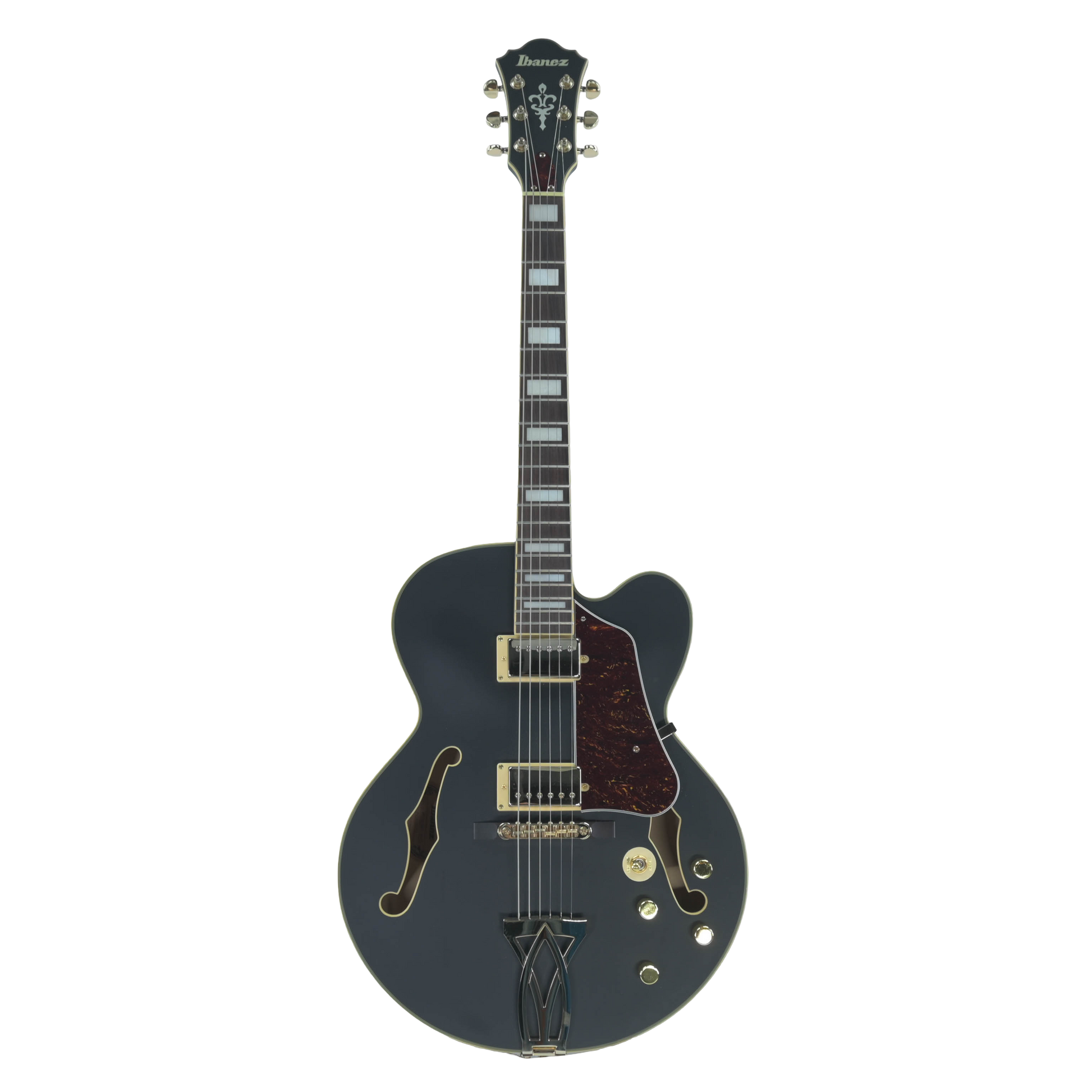 Ibanez AF75G-BKF Mat Zwart Pre-owned