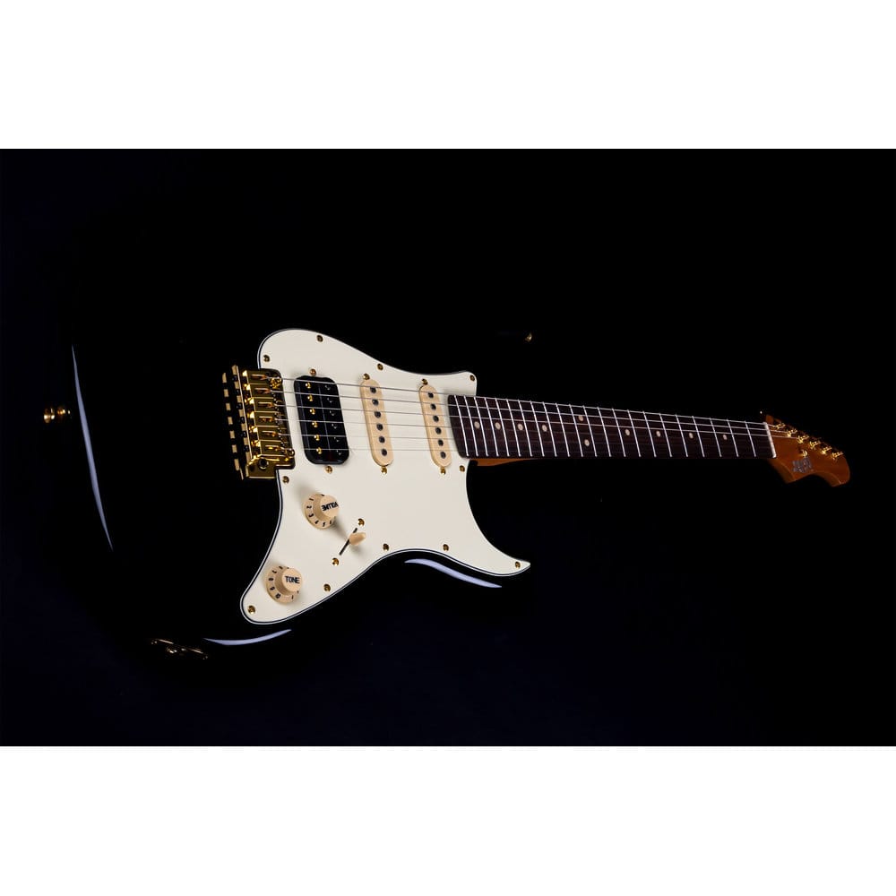 JET Guitars JS-480 BK G HSS Black/Gold