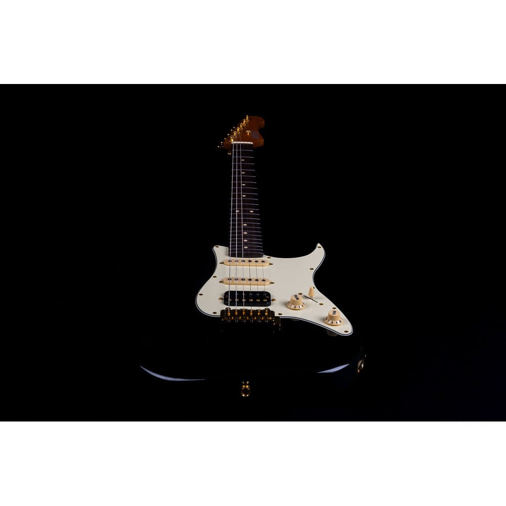 JET Guitars JS-480 BK G HSS Black/Gold