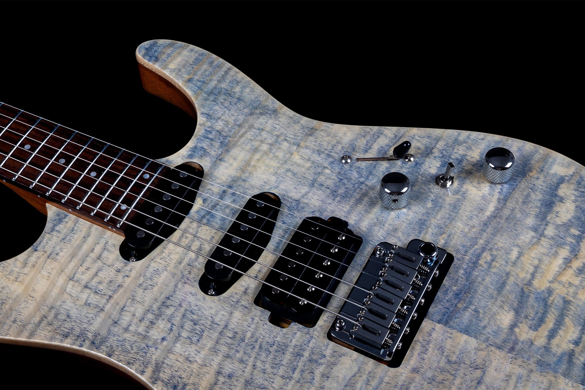 JET Guitars JS-45 Indigo Grey